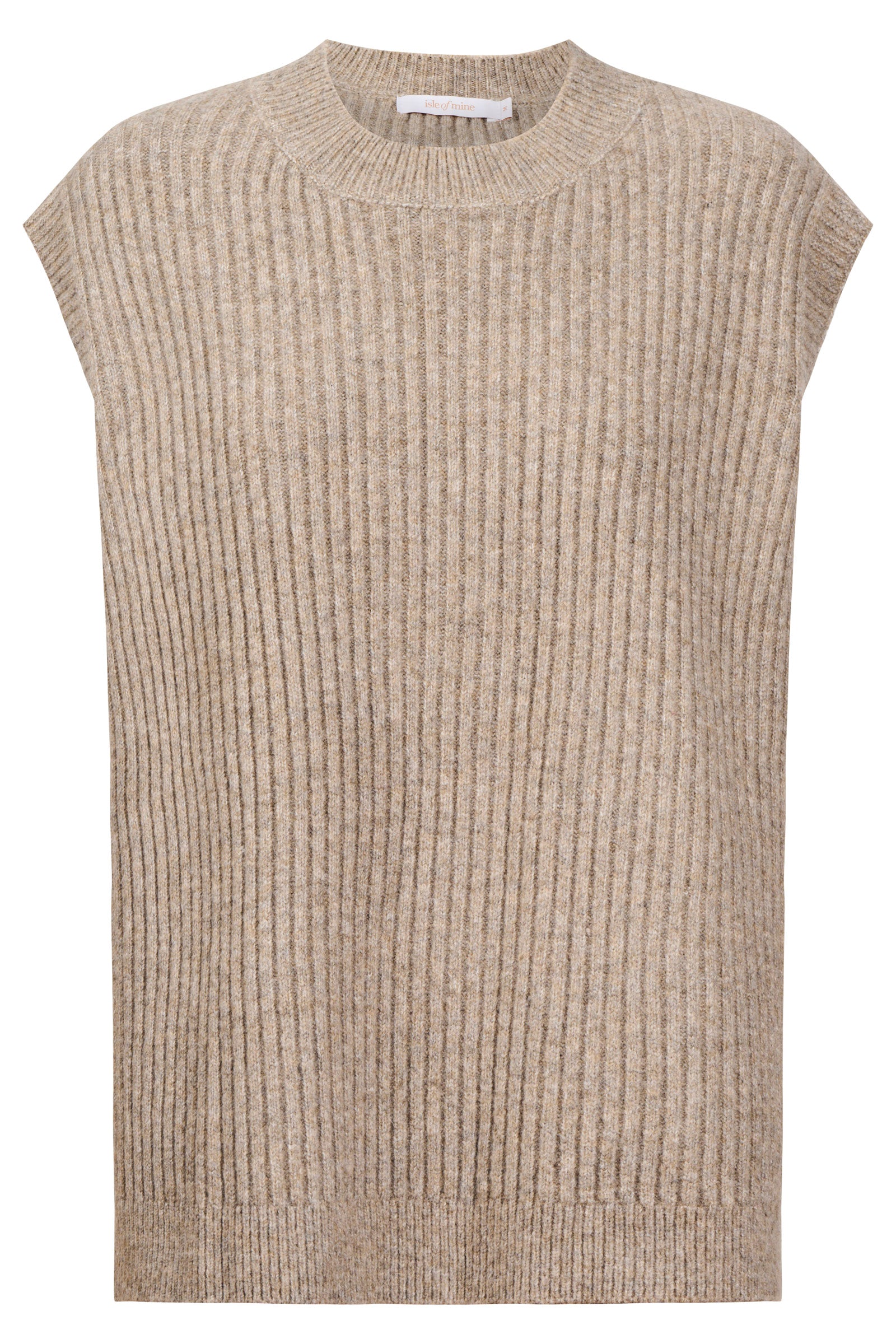 Miru Crew Knit Vest - Stone – Isle of Mine