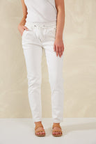 Dalton Denim Pant - White - Isle of Mine Clothing - Denim Jean