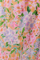 Botanical Tie Dress - Sunset Hydrangea - Isle of Mine Clothing - Dress Mid One Size