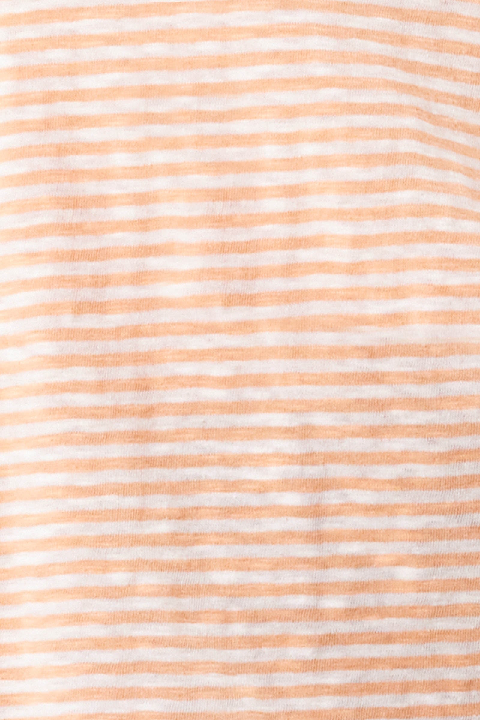 Tisane Stripe Tshirt - Sherbet - Isle of Mine Clothing - Top Tshirt 3/4 Sleeve