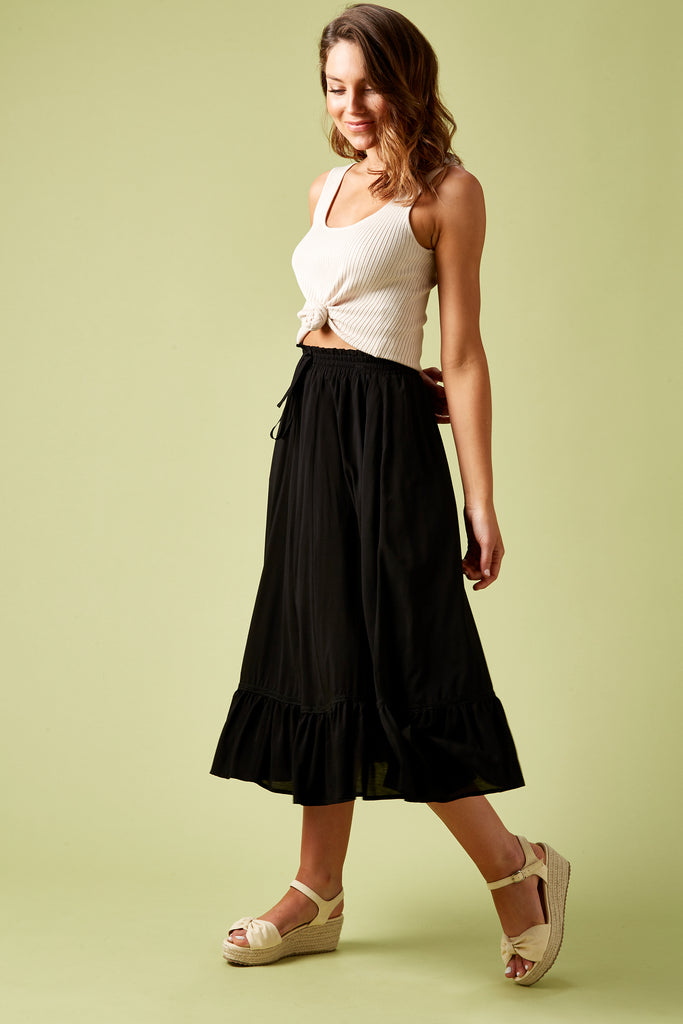 Marquis Maxi Skirt - Black - Isle of Mine Clothing - Skirt Maxi