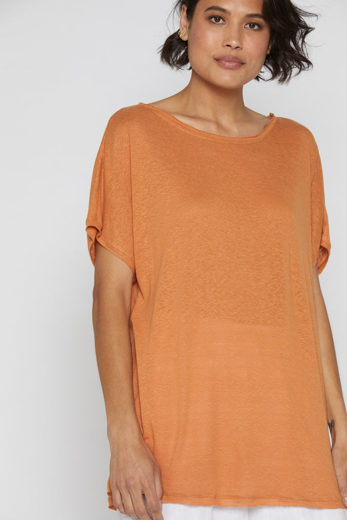 Libra Tshirt - Terracotta - Isle of Mine Clothing - Top Tshirt S/S One Size