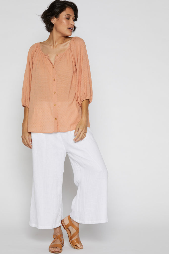 Aquarius Shirt - Clay - Isle of Mine Clothing - Top S/S One Size