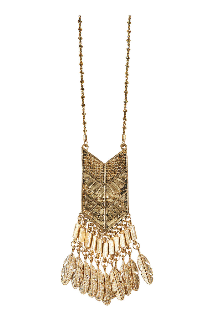 Solace Necklace - Brass - Isle of Mine Necklace