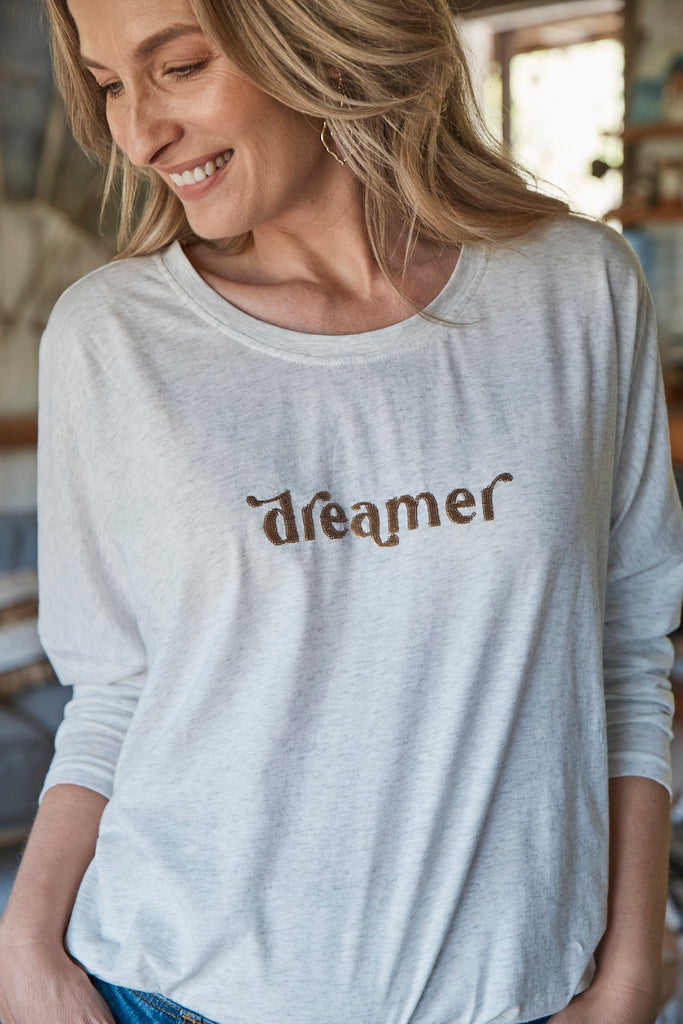 Kinder Tshirt - Flax - Isle of Mine Clothing - Top L/S