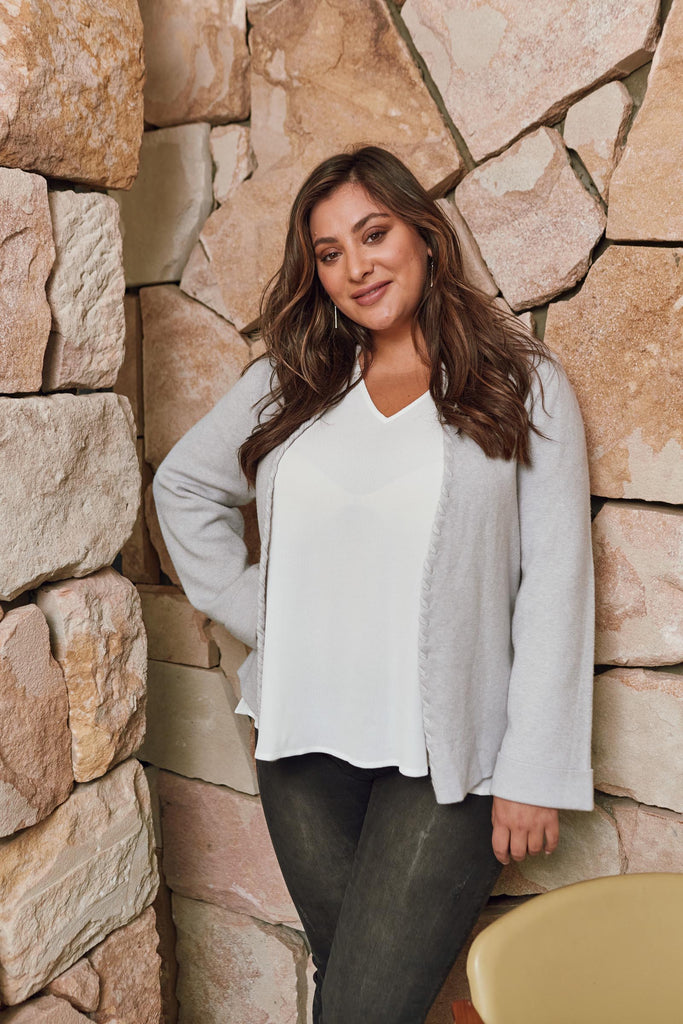 Ines Tie Cardigan - Peyote - Isle of Mine Clothing - Knit Cardigan Short