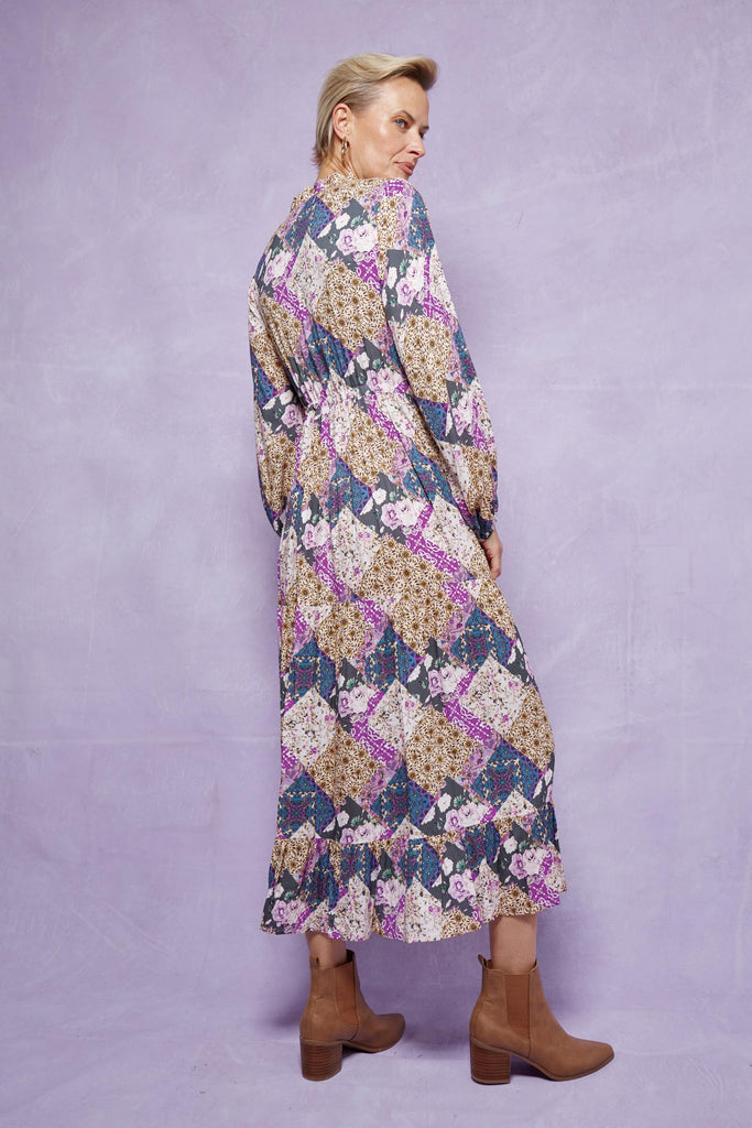 Coppola Maxi Dress - Violet Muse - Isle of Mine Clothing - Dress Maxi