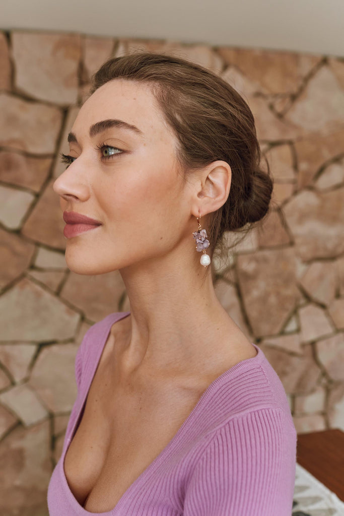 Kahlo Earring - Lilac - Isle of Mine Earring