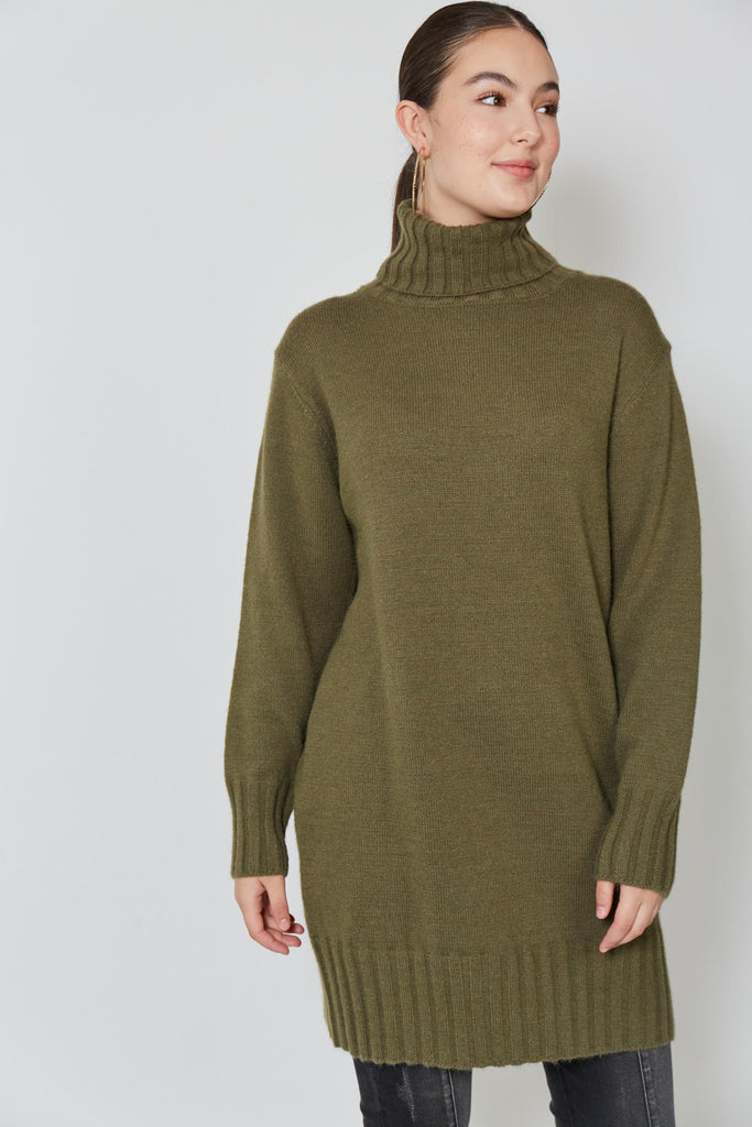 Garland Oversized Jumper - Moss - Isle of Mine Clothing - Knit Jumper One Size