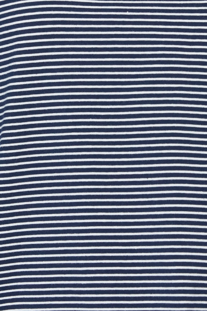 Sunda Box Tee - Indigo - Isle of Mine Clothing - Top Tshirt 3/4 Sleeve