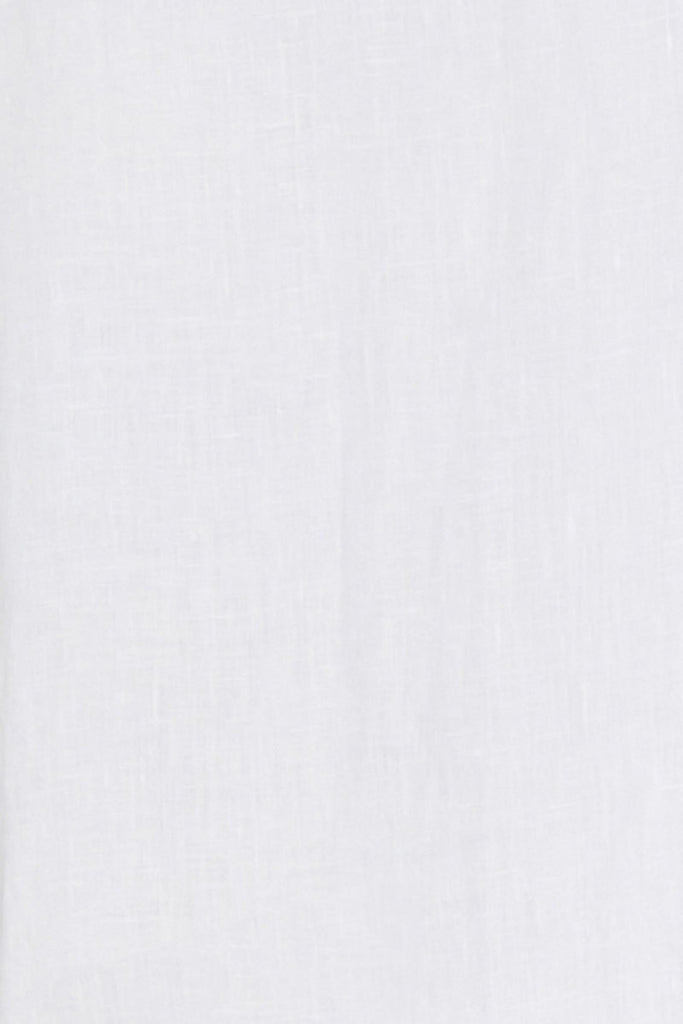 Wintour Pleat Blouse - Dove - Isle of Mine Clothing - Top L/S Linen