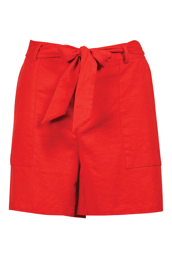 Nice Shorts - Rouge - Isle of Mine Clothing - Short Linen