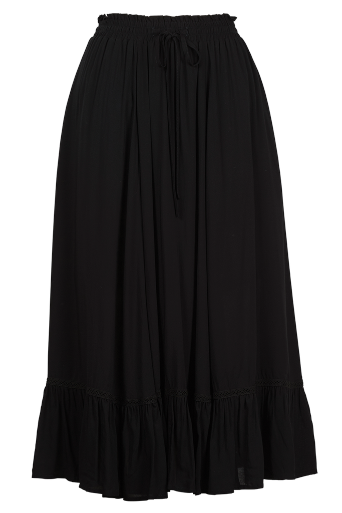 Marquis Maxi Skirt - Black - Isle of Mine Clothing - Skirt Maxi